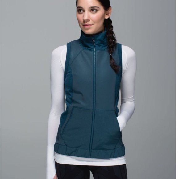 lululemon athletica Jackets & Blazers - Lululemon Let's Get Visible Running Vest Size 6